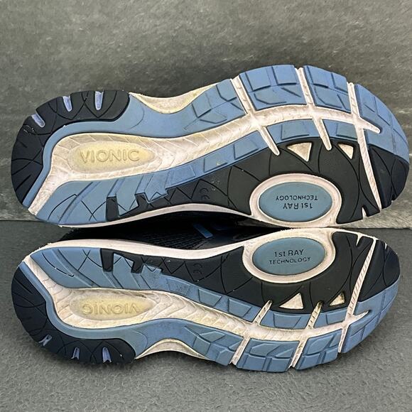 Vionic Satima Blue Athletic Comfort Walking Sporty Lace Up Sneaker Women 8.5 - Picture 6 of 8